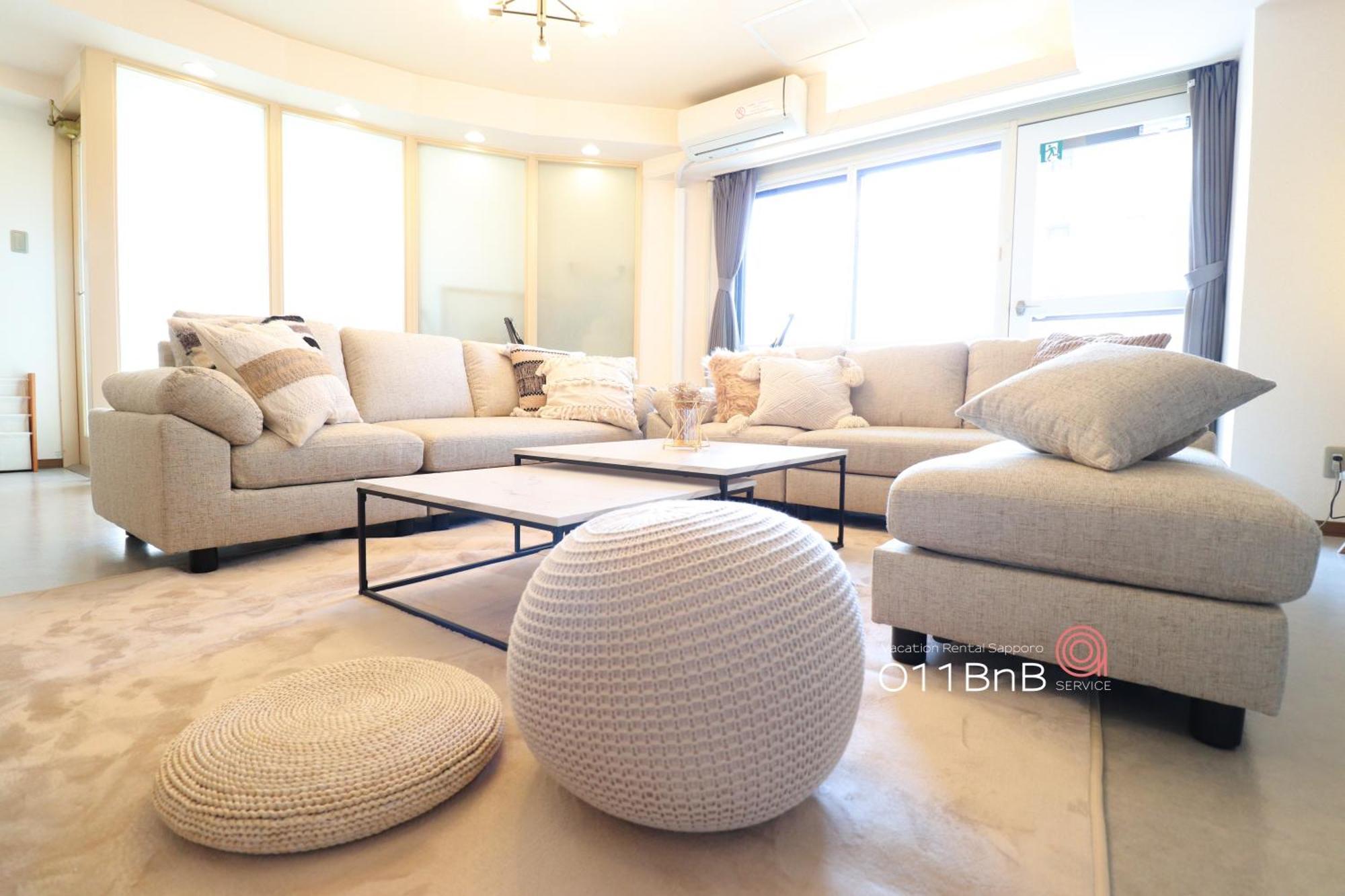 Nk Bld4F Sapporo 3Ldk 3Br 1 Floor 1 Room Dış mekan fotoğraf